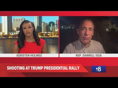 Rep. Darrell Issa reacts to assassination attempt of former President Donald Trump