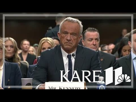Protesters interrupt hearing for Robert F. Kennedy Jr.