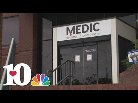 MEDIC Regional Blood Center has less than five days' supply heading into the Fourth of July