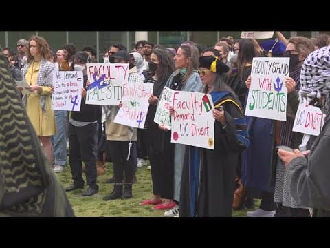 UCSD protests continue with walkout