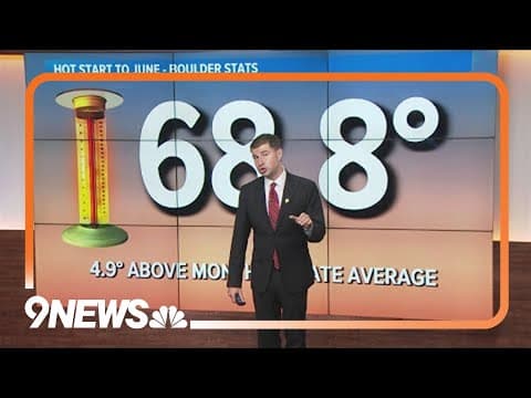 June has a chance of reaching record-breaking temperatures