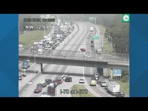 Woman dead, another hurt after crash on I-70 in west Columbus