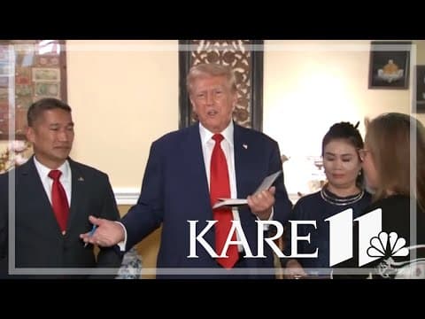 Fmr. Pres. Trump suggests moving first debate with VP Harris to a different TV network