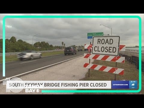 Parts of Skyway Bridge Fishing Pier to be closed