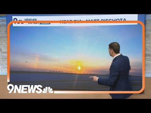 Viewers share photos of 'sun dogs' spotted across the Denver metro