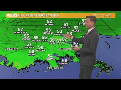 New Orleans Weather: 80s returns through the weekend