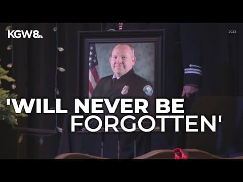 Oregon legislature honors fallen Gresham firefighter Brian Flowers