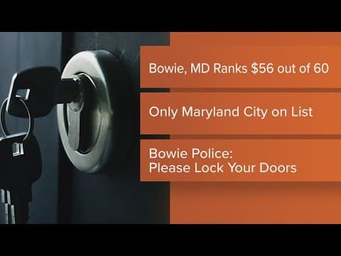 Bowie, Maryland is one of America's most trusting towns, survey says