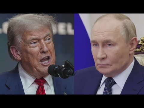 Trump to meet with Russian President Vladimir Putin on Russia-Ukraine war