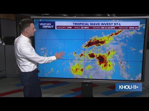 Tropical update: Atlantic wave now has 70% chance of development