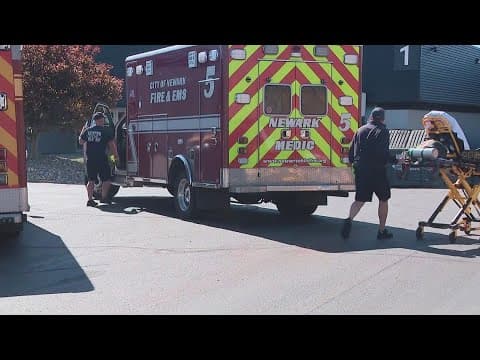 Newark fire: At least 20 hospitalized from gas leak inside career center