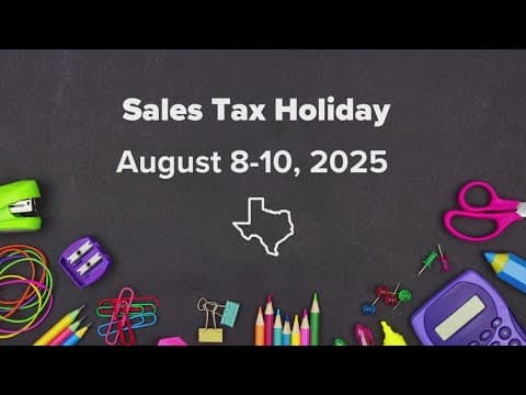 Parents could take advantage of this tax-free weekend for some last-minute back to school shopping