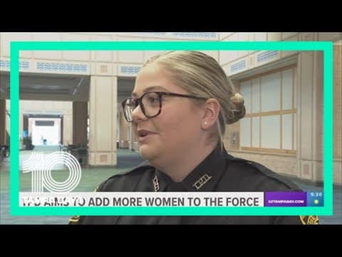 Tampa police pushing to add more women to force