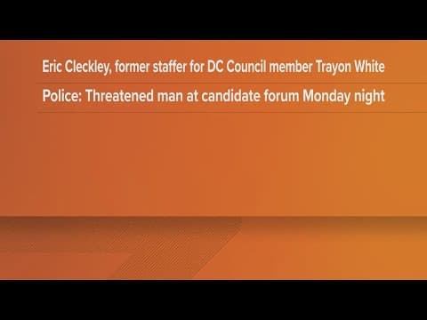 Former staffer for Trayon White facing charges