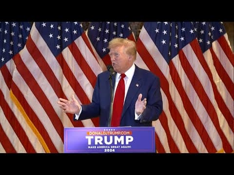 Donald Trump holds press conference a day after New York jury found him guilty in hush money trial