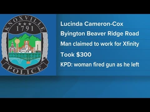 Knoxville police say woman shot at a man who scammed her
