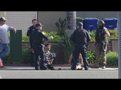 Two people detained in El Cajon following road rage shooting