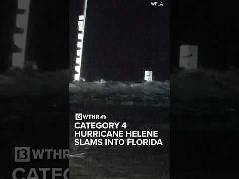 Category 4 Hurricane Helene slams into Florida