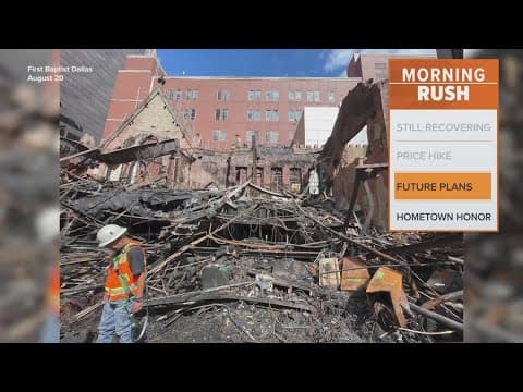 First Baptist Dallas working on plans for rebuilding historic sanctuary after fire