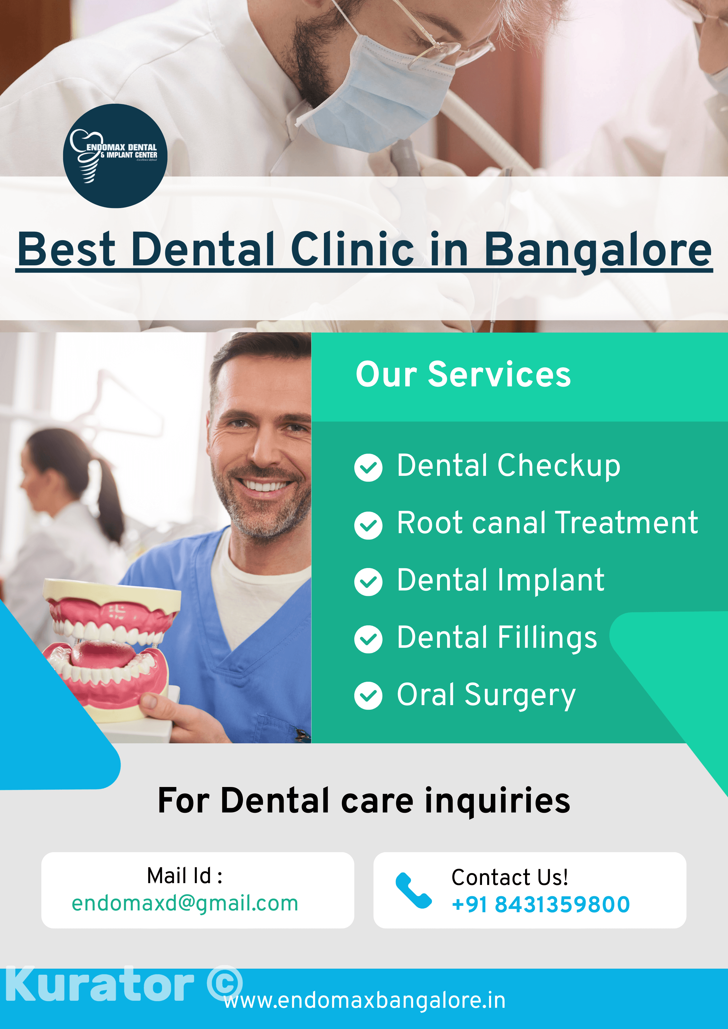Get a complete dental checkup at Endo Max, Bangalore’s trusted clinic! Ensure your oral health with expert care and advanced treatments. Book now! -  https://endomaxbangalore.in/Dental-check-up.html